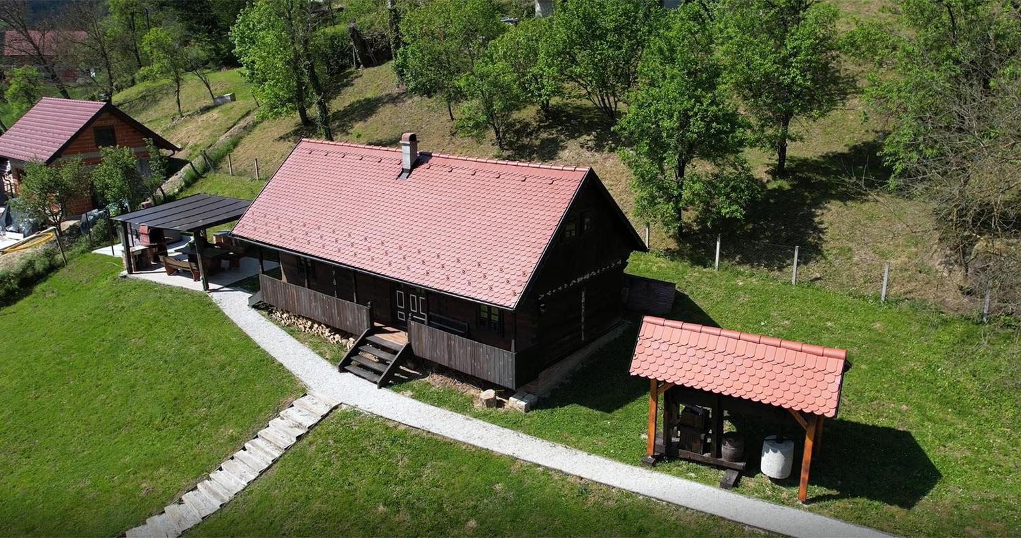 Tradicionalna Zagorska Drvena Kuca Stara Murva Tuheljske Toplice Buitenkant foto