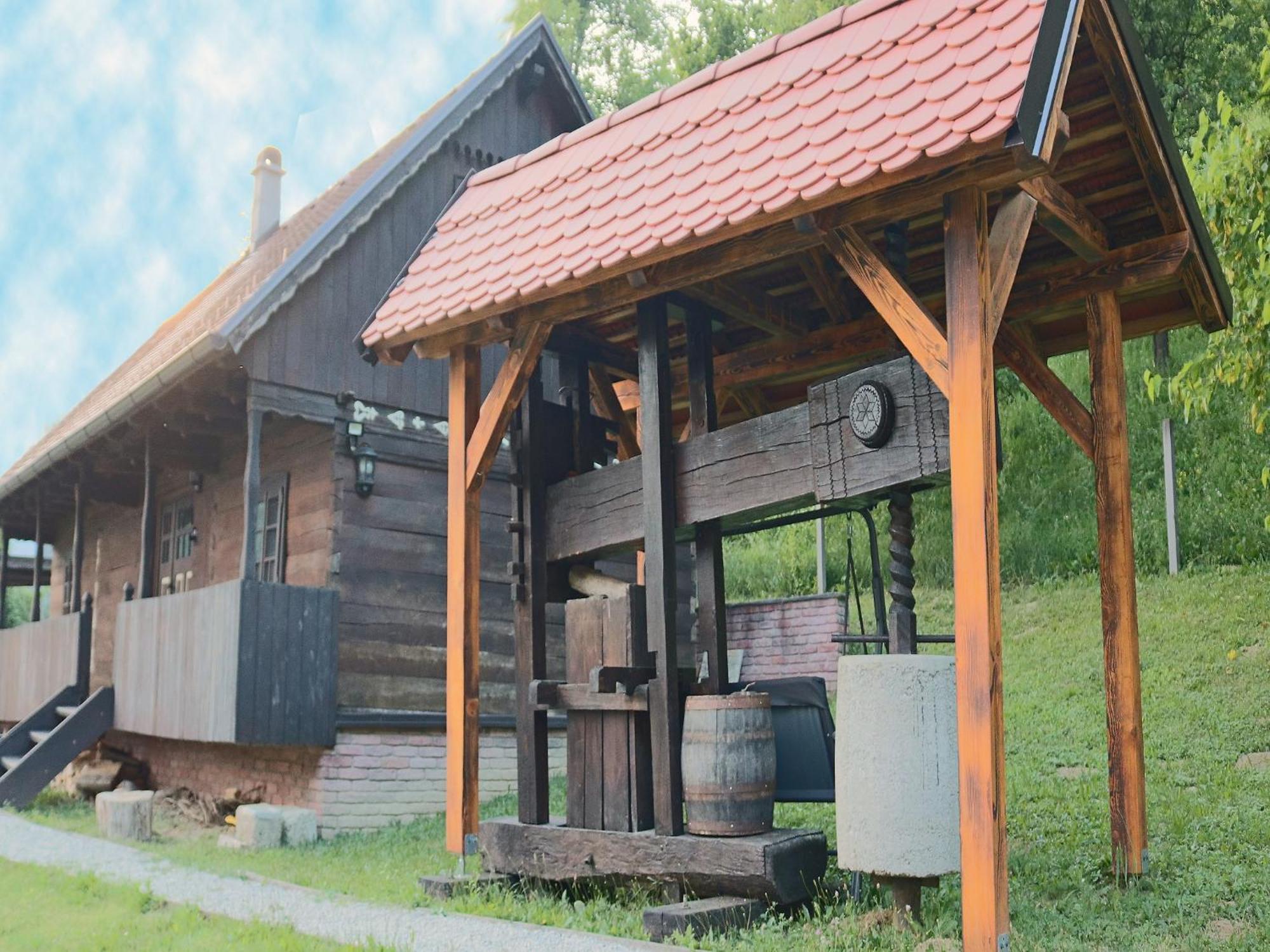 Tradicionalna Zagorska Drvena Kuca Stara Murva Tuheljske Toplice Buitenkant foto