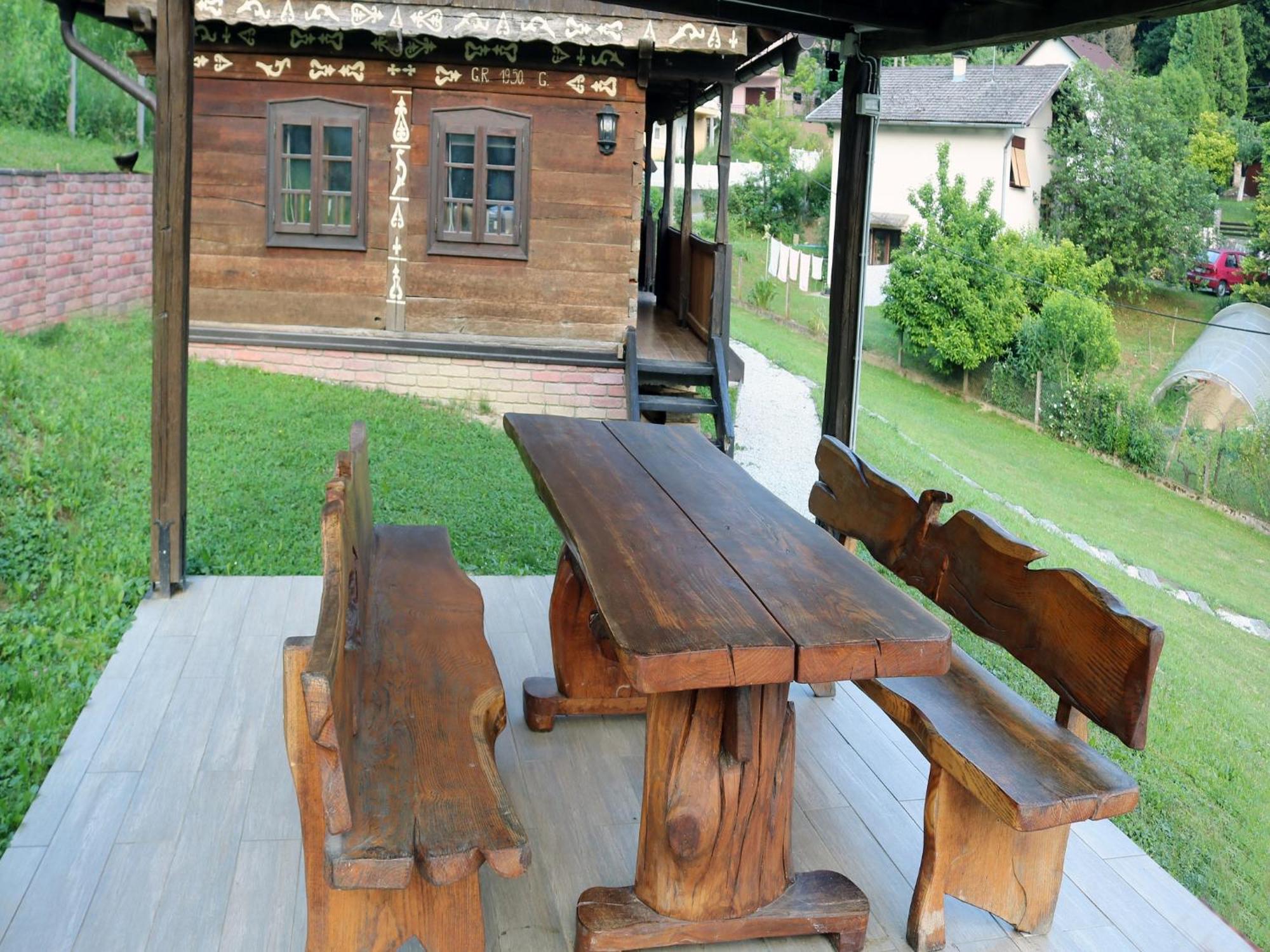 Tradicionalna Zagorska Drvena Kuca Stara Murva Tuheljske Toplice Buitenkant foto
