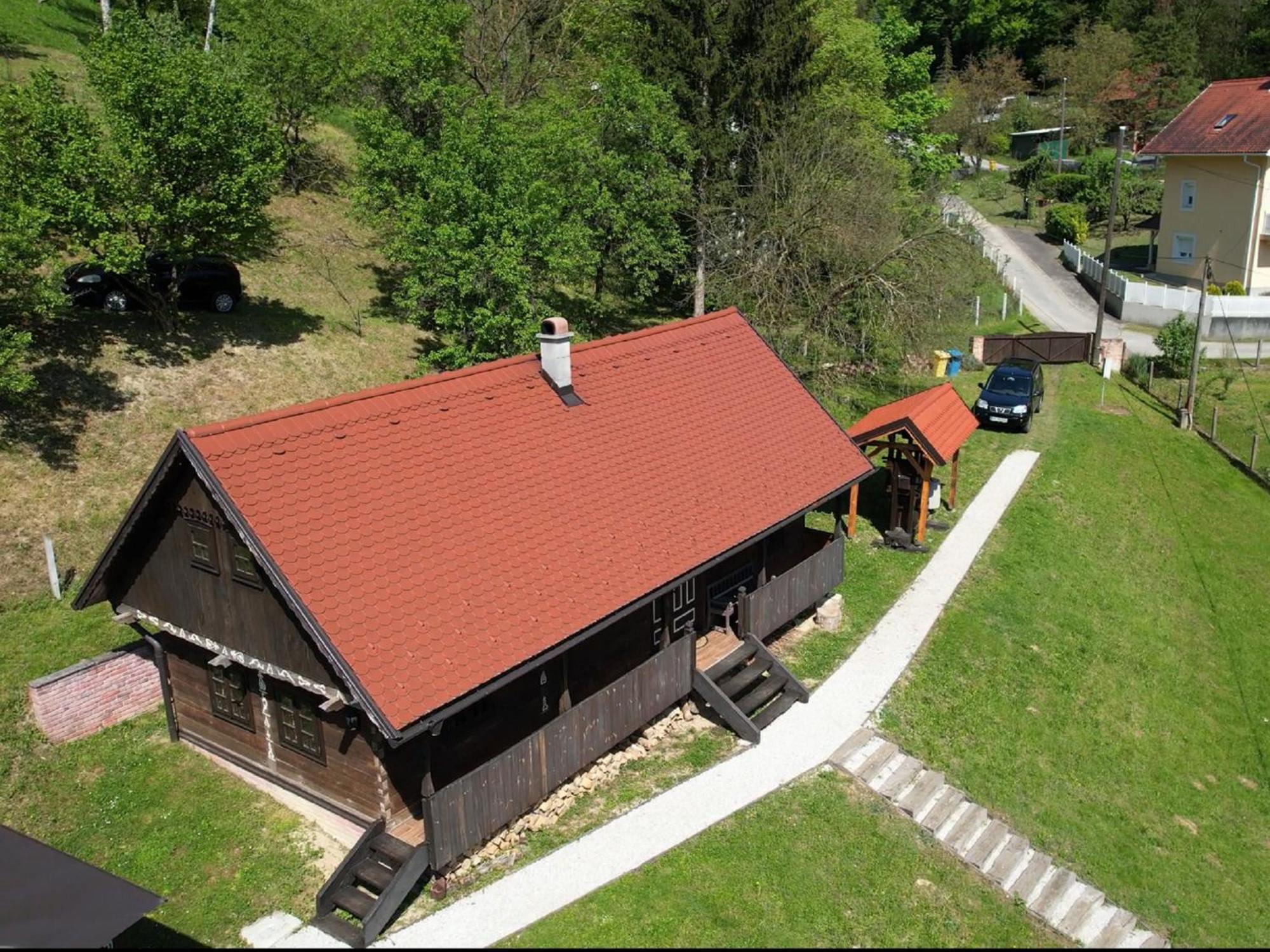 Tradicionalna Zagorska Drvena Kuca Stara Murva Tuheljske Toplice Buitenkant foto
