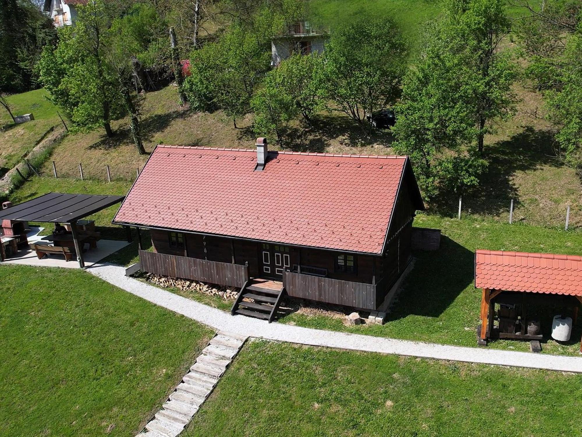 Tradicionalna Zagorska Drvena Kuca Stara Murva Tuheljske Toplice Buitenkant foto